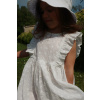 Dievčenské bavlnené šaty Konges Sløjd LACEY DRESS biela farba, mini, áčkový strih, KS102284 86