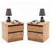 Nočná skrinka komoda tabuľke 40 cm Retro 2ks (Nočná skrinka komoda tabuľke 40 cm Retro 2ks)