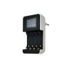 SOLIGHT Nabíjačka batérií AA/AAA s LCD displejom, 450 mA, 4 kanály