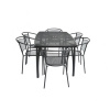 ROJAPLAST Set záhradného nábytku ZWMT-24 záhradný stôl 1 + 6 záhradných stoličiek ZWMC-32