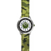 CLOCKODILE Svietivé zelené chlapčenské hodinky ARMY s kamuflážnym vzorom