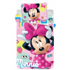 Jerry Fabrics obliečky Minnie ružové 100 x 135 cm 40 x 60 cm