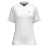 Dámska polokošeľa Head Club 25 Tech - Biely (XL)