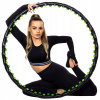 Hula hop s výstupkami Springos 100 cm čierne