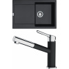 Set Franke G193 (dřez MRG 611 Onyx + baterie FC 3055.071 ORBIT Chrom/Onyx) 114.0650.618