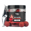 Dipované boilie TB Baits Boosted GLM Squid Strawberry, 120 g priemer 20 mm