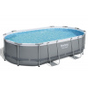 Bazén Bestway® Power Steel™, 56448, kartušová filtrácia, rebrík, plachta, dávkovač, 488x305x107 cm