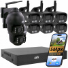 Sada kamier DVS: 6 trubicových + 2 otočné WiFi, 5 Mpx, IP66