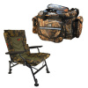 CARP EXPERT COMFORT CAMO KŘESLO CXP CAMOU 25×50 CM S RAMENNÍ TAŠKOU