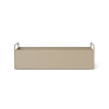 ferm LIVING Box na rastliny malý, béžový, 45 x 16 x 14 cm, oceľ - 100531693