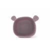 THE COTTON CLOUD SILIKÓNOVÁ MISKA MEDVEĎ LILI Variant: plum