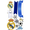 CUKROVÁ TLAČ jedlý obrázok na tortu Cukrová hmota Real Madrid LOGO MBAPPE + POSTA