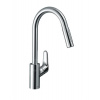 Hansgrohe Focus M41, drezová batéria M4116-H240 s výsuvnou spŕškou, sBOX, chrómová, HAN-73880000