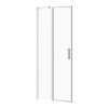 Cersanit MODUO Dvere do niky / Dvere pre sprch kút 90x195cm, Chróm Číre sklo Ľavé S162-005 S162-005