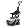 BABY MIX Detské odrážadlo so zvukom a vodiacou tyčou RACER biele 65x45x84 biela