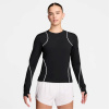 Nike Run Division Long Sleeve T-Shirt Black/Silver 14 (L)