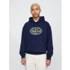 GAP Oversize mikina s logom Americana Tmavo modrá XL Tmavo modrá Tmavo modrá