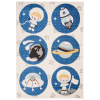 ArtTapi Koberec HAPPY M kozmonaut H330A | 140 x 200 cm