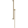 HANSGROHE Unica E Puro sprchová tyč 65 cm s ľahko posuvným držiakom ručnej sprchy a sprchová hadica 160 cm, kartáčovaný bronz, 24404140