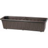 Nohel garden Truhlík samozavlažovací GARDENFLOR plastový hnedý 60cm