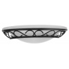 Poloprofilové nástenné svietidlo LED E14 Black Classic Athen 3721 Rabalux