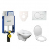 Cenovo zvýhodnený závesný WC set Geberit na zamurovanie + WC Ceramia S-Line Pro 110.302.00.5ND2