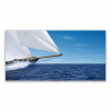 Obrázok akryl s grafikou 140x70 lodná morská krajina (Obrázok akryl s grafikou 140x70 lodná morská krajina)