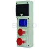 SCAME Zásuvková rozvodnica BLOCK, 1x16A+1x32A/400V/5P + 1x230V, s možnosťou istenia, IP54