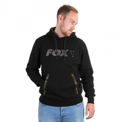 Mikina Fox Black / Camo Print Hoody Veľkosť XXXL