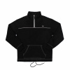 FALLEN mikina - Half Zip Anorak Sweatshirt Future Lack White (BLACK-WHITE) veľkosť: XL