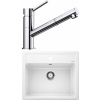 Set Blanco 07-D 25 (dřez Legra 6 Bílá + baterie Kano-S Chrom)