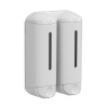 MARPLAST SHOWER MEDIUM dvojitý dávkovač tekutého mydla 2x250ml, biela A94801