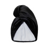 Satin Black Hair Wrap