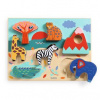 Djeco Wooden Puzzles Relief puzzles Savana Story uni