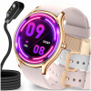 SMARTWATCH DÁMSKY - 3 PRÚŽKY, zlatý