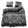 POSTEĽNÁ BIELIZEŇ 140x200 OBOJSTRANNÉ BAVLNA SATÉN GierekHoff KOMPLET 2 č. trojuholníky