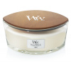 WoodWick sviečka loď Linen
