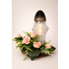 Masim Decor, Náhrobná ikebana ružová, 2235g