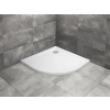 RADAWAY DOROS A 90cm sprchová vanička štvrťkruhová nízka, so sifónom, akrylát, SDRA9090-01