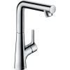 HANSGROHE Talis S páková umývadlová batéria s otočným výtokom, s odtokovou súpravou s tiahlom, výška výtoku 227 mm, chróm, 72105000