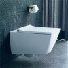DURAVIT Viu závesné WC Rimless s hlbokým splachovaním, 370 x 570 mm, biela, s povrchom WonderGliss, 25110900001