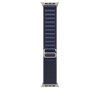 Apple Watch 49 mm námornícky modrý Alpský ťah Large vyhotovenie z prírodného titánu MXN03ZM/A