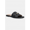 Kožené šľapky Love Moschino dámske, čierna farba, JA28082G1MIA400A EUR 39