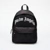 Palm Angels Kids Curved Logo Big Backpack Black/ White Universal Universal