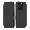 Techsuit Safe Wallet Plus otvárací obal na - iPhone 15 pro - čierna