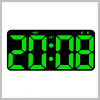DH-2803 LED stolové nástenné hodiny 33 × 16 cm multifunkčné 638908