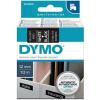 páska DYMO 45021 D1 White On Black Tape (12mm)