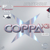 Poťah Donic Coppa X3 Silver Vyberte FARBU poťahu: čierny / BLACK, Vyberte HRÚBKU špongie: max