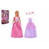 Teddies Bábika princezná Anlily plast 30cm s náhradnými šatami + doplnky