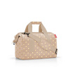 Reisenthel Cestovná taška Allrounder M metallic dots coffee